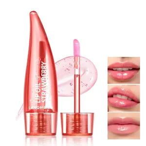 Long Lasting Color Changing Lip Oil, Aloe Vera Moisturizing Lip Gloss, Glossy Lipstick, Glittery Lip Gloss, Plumping Lip Oil Moisturizer for Girls & Women