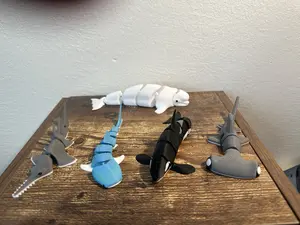 Flexi Sea Animals - Realistic Design for Decoration And Fun Nature Ornaments