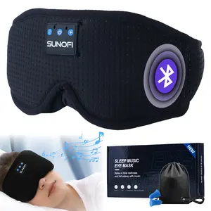 Sleep Music Eye Mask, with Bluetooth 5.4 Headphones, with Ultra-Thin HD Stereo Speakers, Wireless Music Eye Mask Headphones for Side Sleepers, Travel, Relaxation