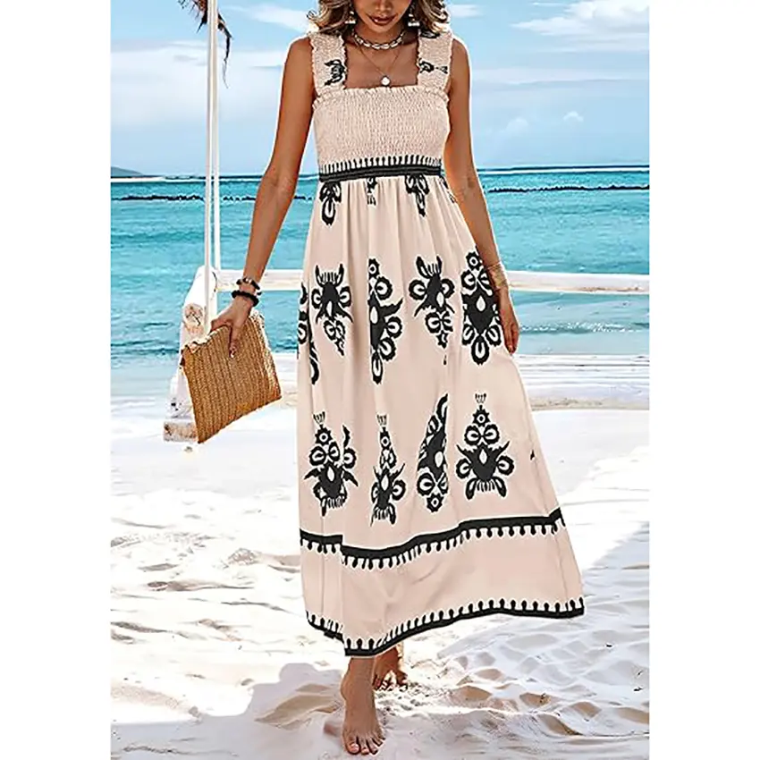 PrettyGarden Women's Summer Boho Maxi Dress Casual Sleeveless Square Neck Floral A Line Smocked Beach Dress with Pocket - Womenswear - TikTok Shop PrettyGarden Women's Summer Boho Maxi Dress Casual Sleeveless Square Neck Floral A Line Smocked Beach Dress with Pocket - Womenswear - TikTok Shop