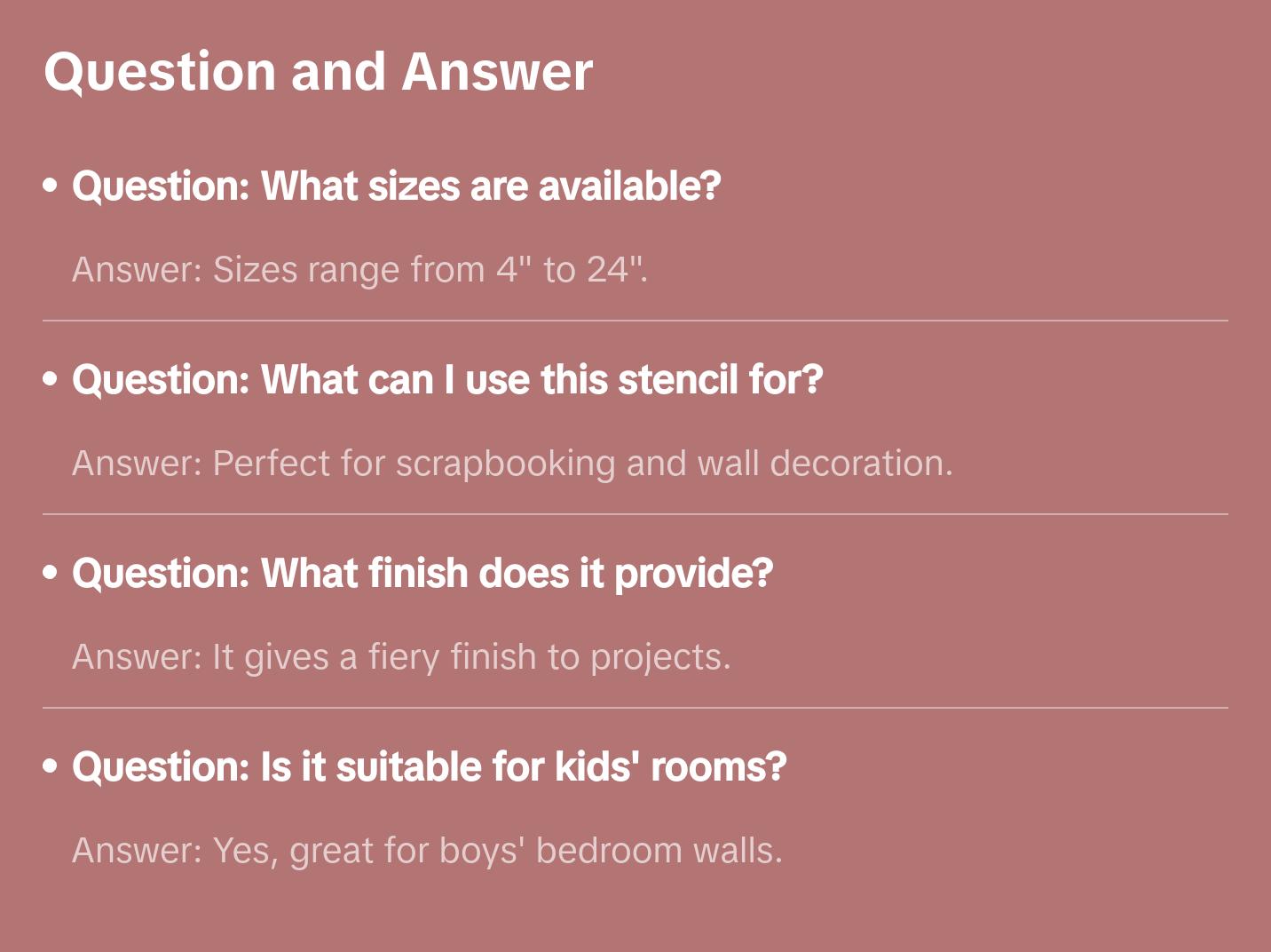 Underworld Flame Stencil