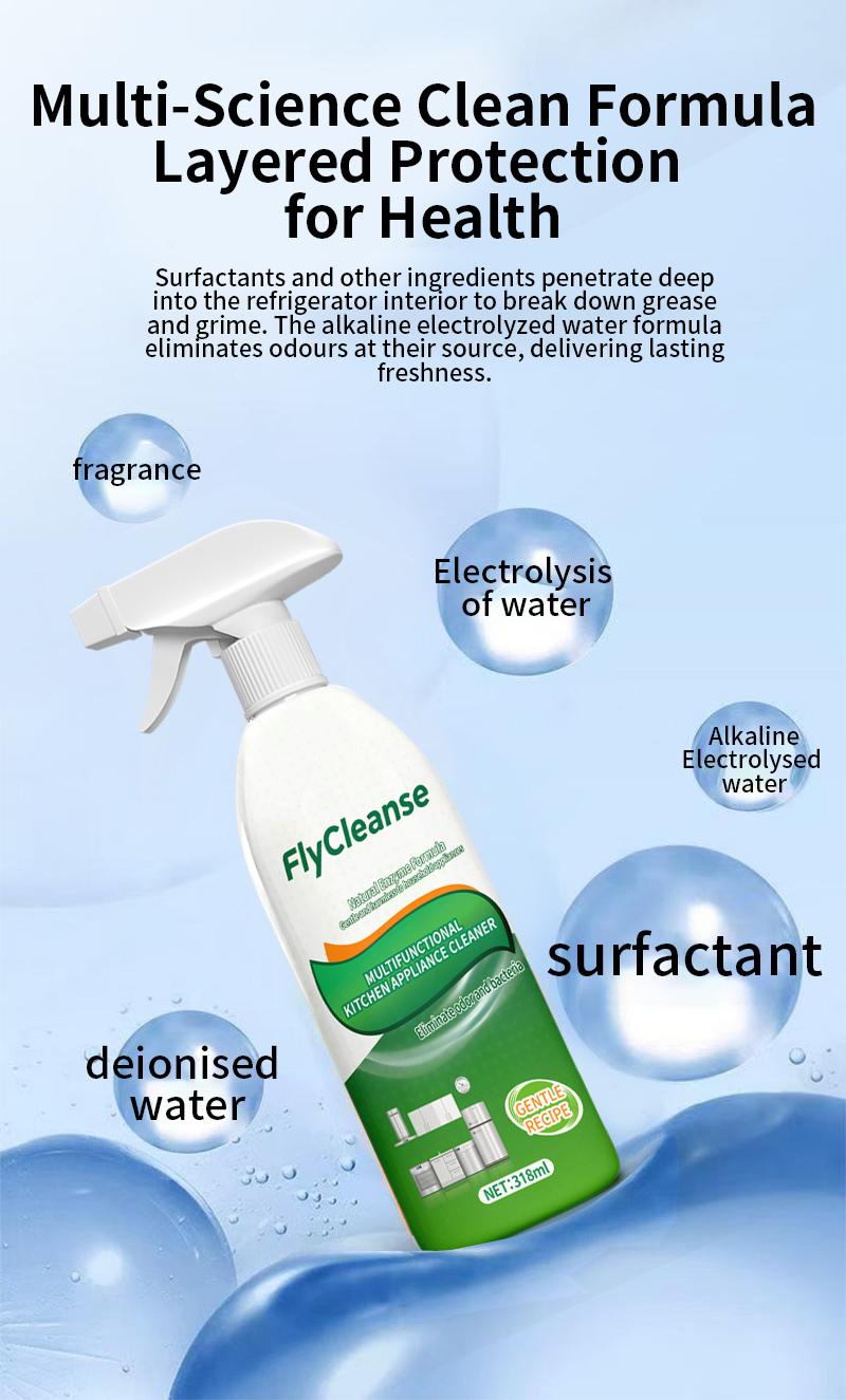 Fly Cleanse Natural Enzyme FormulaGentle and harmless tohousehold appliances, Floor Cleaner Cleaning Solution, Easy Cleaning, household items, toilet bowl cleaners 318ml
