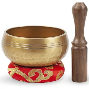 Tibetan Singing Bowl Set Bronze - Master Healing Grade - Pure Tone by Himalayan Bazaar (3.5") Himalayan Bazaar