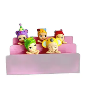 Smiski Angel Display - Hip - Display Organizer, Available in Vibrant Pink Color, Durable Plastic