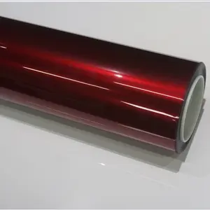 Crimson Red Vinyl Car Wrap 5ft x 60ft Roll for Most Vehicles and Motorcycles Complete Transformation