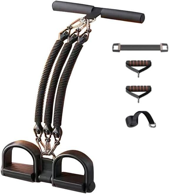 Multifunction Tension Rope Set - Upgraded Sit Up Bar with Adjustable Resistance Bands for Abdomen Waist Leg Hips Chest Back Workouts