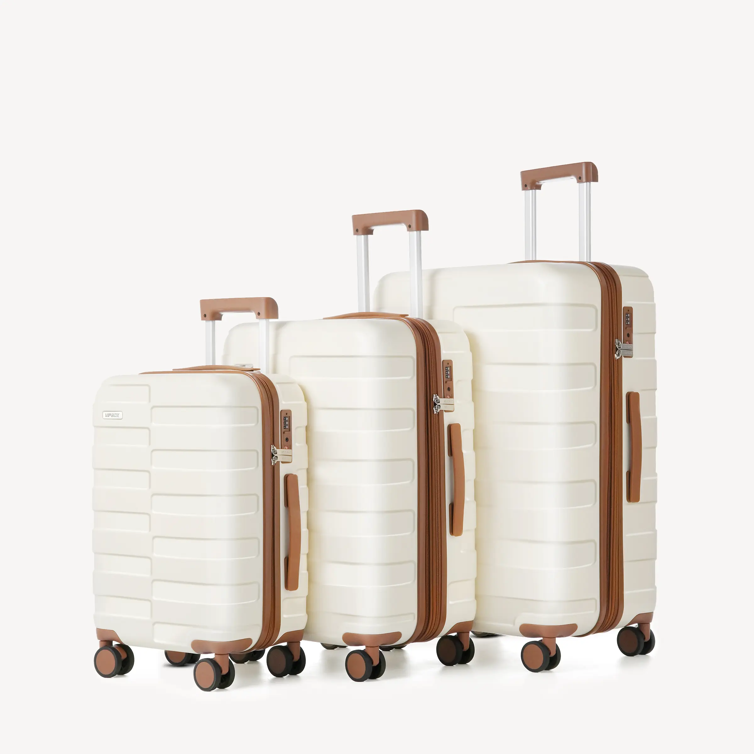 VIPBOX Luggage 3 Pieces Set Pearl - TikTok Shop