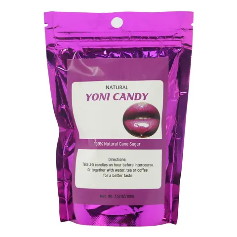 Yoni Candy, Pure Natural Cane Sugar, Feminine Yoni Sweet Sugar, 4.58oz