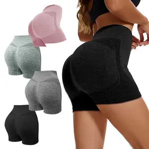 4-Pack Women's High-Waisted Yoga Shorts - 3" Inch, Tummy Control Silky Soft, Premium Lift Design Enhances Curves, Sculpting Support, Breathable Comfort For Yoga Running Cycling Outdoor Workout Shorts