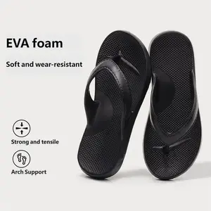 Arch Support EVA Flip Flops for Men Women, Summer Outdoor Non-Slip Flat Feet Soft Sole Casual Beach Clip-Toe Slide Sandals, Couple Style