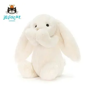 40CM Jellycat Bashful Bunny Plush with Proof of Authenticity – Viral Soft Long Ear Bunny, Choose Your Color, Perfect Gift for Girls, Baby Shower, Birthday, Easter & Nursery Decor