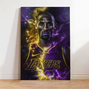 Kobe Bryant Poster, Kobe Bryant Wall Art, Basketball Poster, Basketball Wall Art