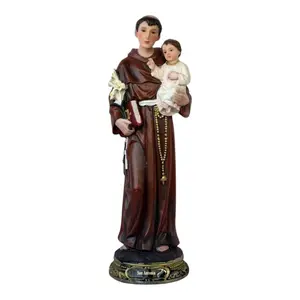 San Antonio de Padua 12" Inches Tall Estatua - Detailed Figure Saint Anthony of Padua Tadeo Brand New Religious Decor Standing