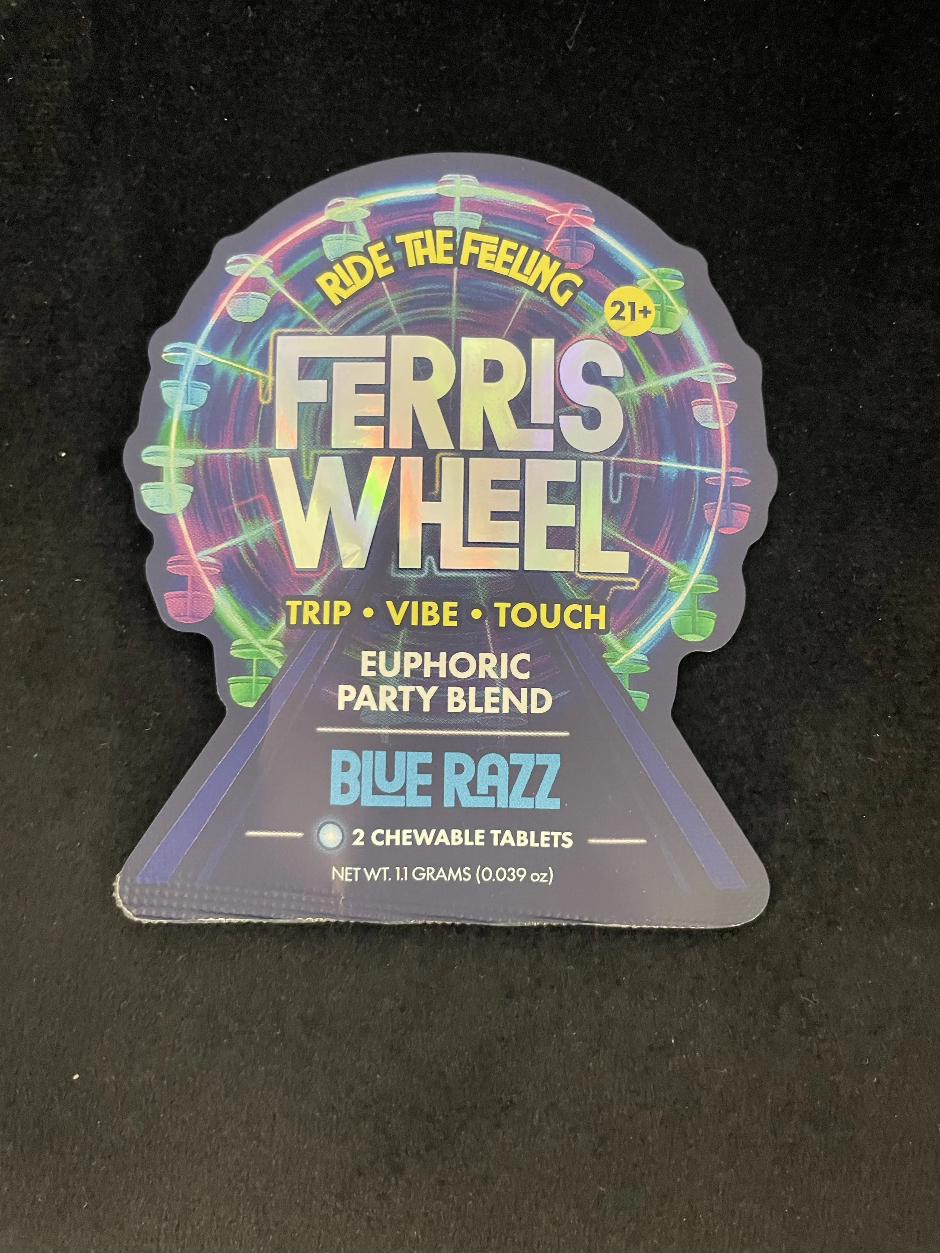 Ferris Wheel Blue Razz Mushroom Chewables