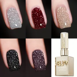 [Popular Nail Gel] XEIJAYI 5pcs 15ml New Popular Semi Permanent Nail Gel | Soaking LED Nail Art Salon DIY Gelcs