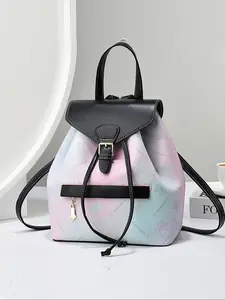New Gradient Women's Backpack, Classic Elegant Fashionable Durable Large Capacity Bag, Suitable for Shopping Travel All Seasons, Stylish Daypack