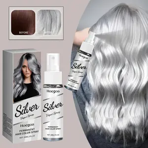 Silver gray fashion hair spray - Haircare, lustrous hair dye tonic, lustrous, durable, easy to color and clean, rich moisturizing formula, smooth and lustrous, reduce dryness, moist hair conditioner, 30ml
