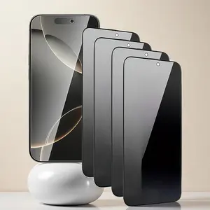 5 Pack Apple Phone Screen Protector Film, Protective Privacy Tempered Glass, Scratch Resistant, Fingerprint Proof, Full Coverage Gift for Family Friends