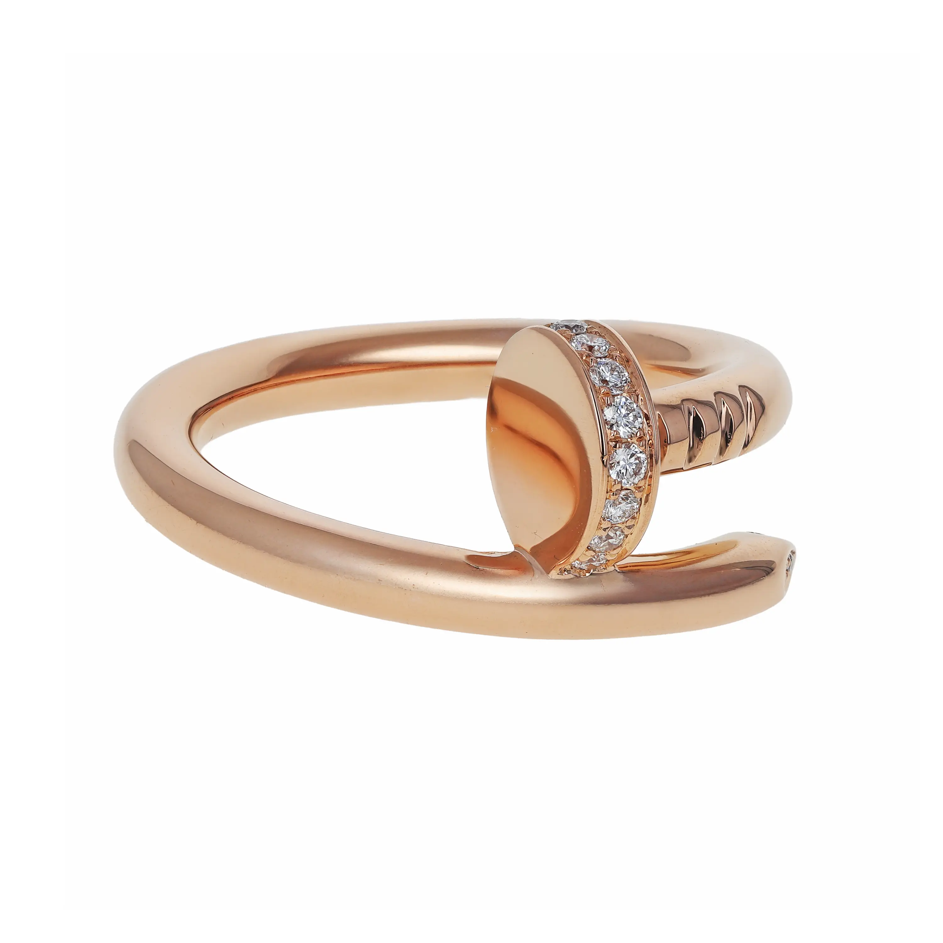 Pre-owned Cartier Juste Un Clou Ring Size 50