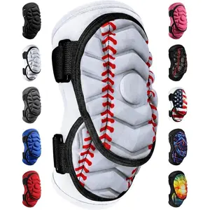 Defender Plus Elbow Guard For Baseball, Softball-Youth & Adult Batters With Adjustable Straps