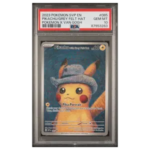 PSA 10 Van Gogh Grey Felt Hat Pikachu 2023 #085