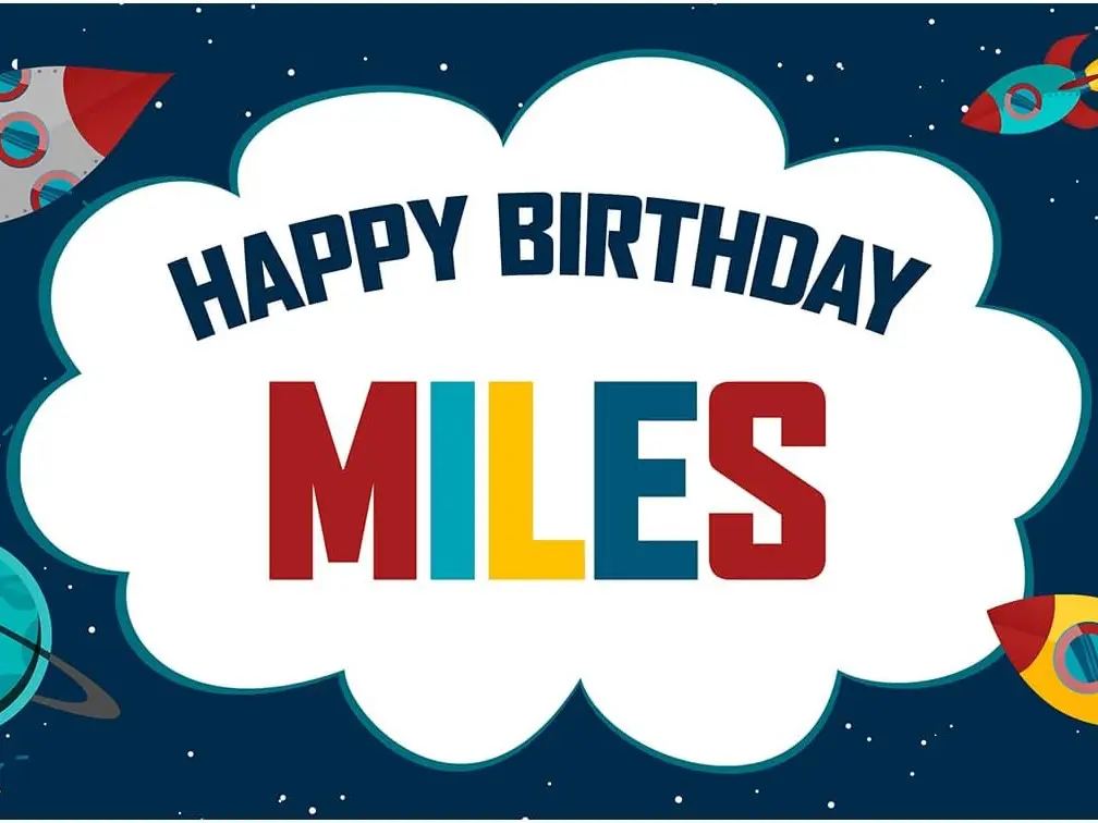 Custom name 24 x 48 gloss photo bithday banner