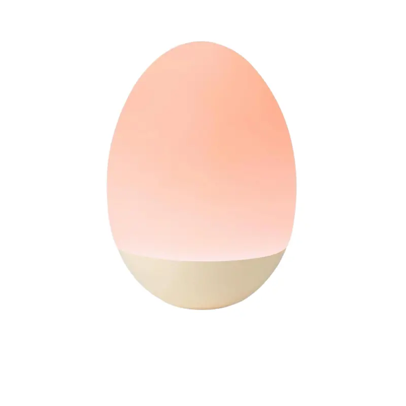 Egg Night Light for Nursery: Baby Night Lights Tap Lamp Stepless Dimming with Warm White and 7 RGB Colors Rechargeable Portable for Infant and Kids Bedroom Breastfeeding Sleep Aid
