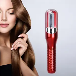 Rechargeable 2-in-1 Split End Hair Trimmer: Durable Stainless Steel Hair Clipper and Comfort Split End Remover,Women’s Beauty Tool for Home Salon Use