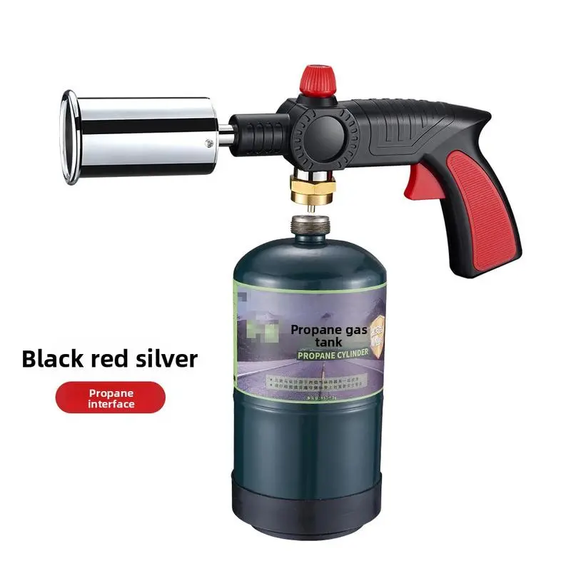 AXIZITECH Powerful Propane Torch(Propane Tank Not Included),With One-Touch Max Fire Button and Safety Lock, Adjustable Blow Torch for Sous Vide Searing Steak, BBQ,Fireplace,Charcoal Wood,Excellent Gift for Christmas and New Year(Without a gas cylinder) Su AXIZITECH Powerful Propane Torch(Propane Tank Not Included),With One-Touch Max Fire Button and Safety Lock, Adjustable Blow Torch for Sous Vide Searing Steak, BBQ,Fireplace,Charcoal Wood,Excellent Gift for Christmas and New Year(Without a gas cylinder) Su