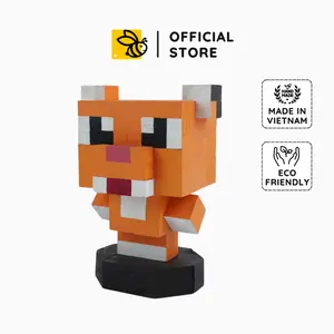 Tiger Zodiac Wood Model - Handmade 12 Chinese Zodiac Animal, DIY Wooden Toy, Unique Gift for Him & Her