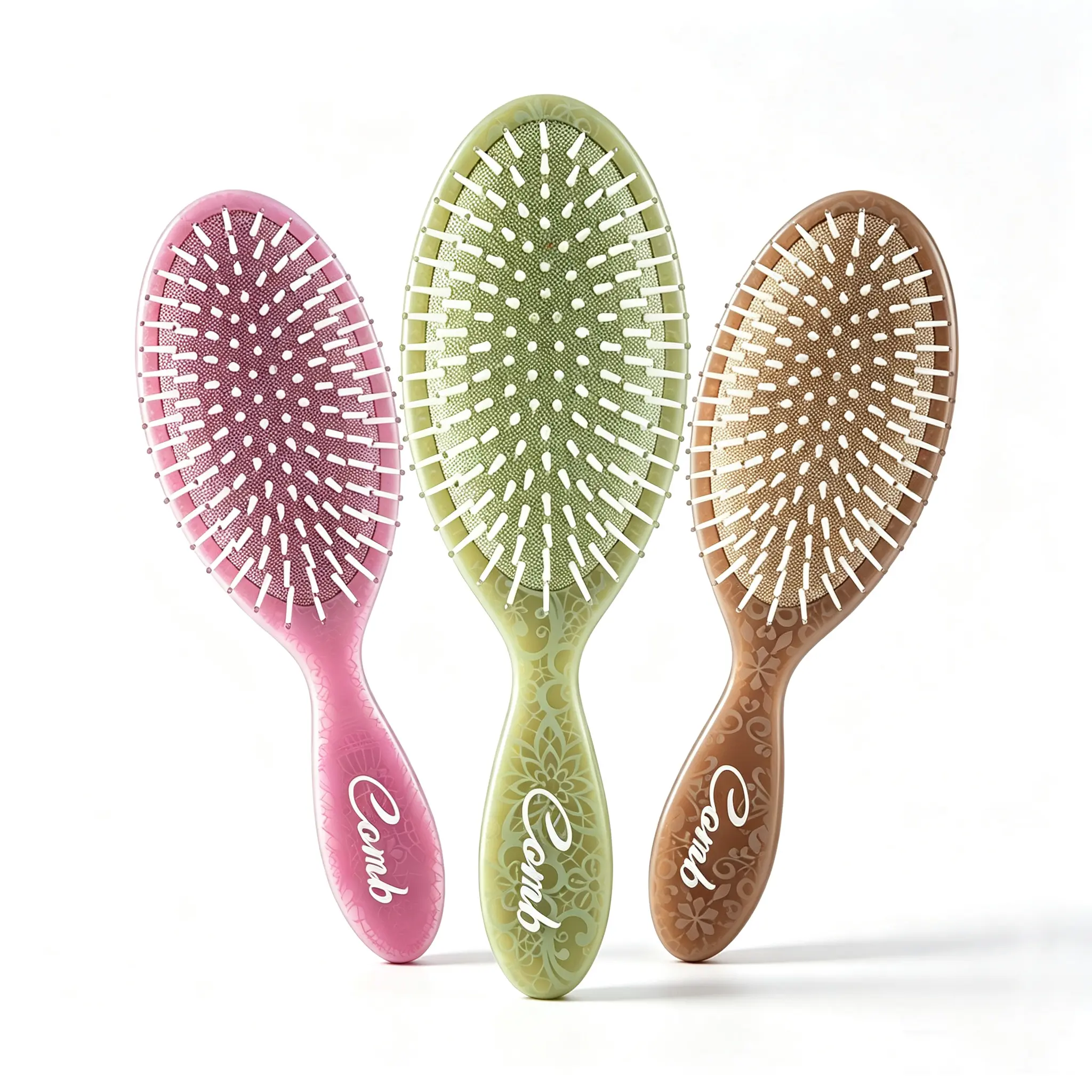 air cushion comb Soft Flexible Bristle Detangling Hair Brush, Gentle Cushion Comb for Curly Straight Wavy Thick Hair, Wet & Dry Use Anti-Tangle Hair Comb for Damaged Hair air cushion comb
