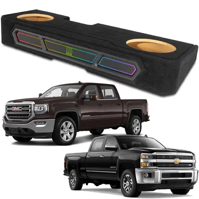 Underseat Storage Box for 2007-2018 Chevy Silverado 07-19 GMC Sierra CREW CAB Underseat Storage Box for 2007-2018 Chevy Silverado 07-19 GMC Sierra CREW CAB