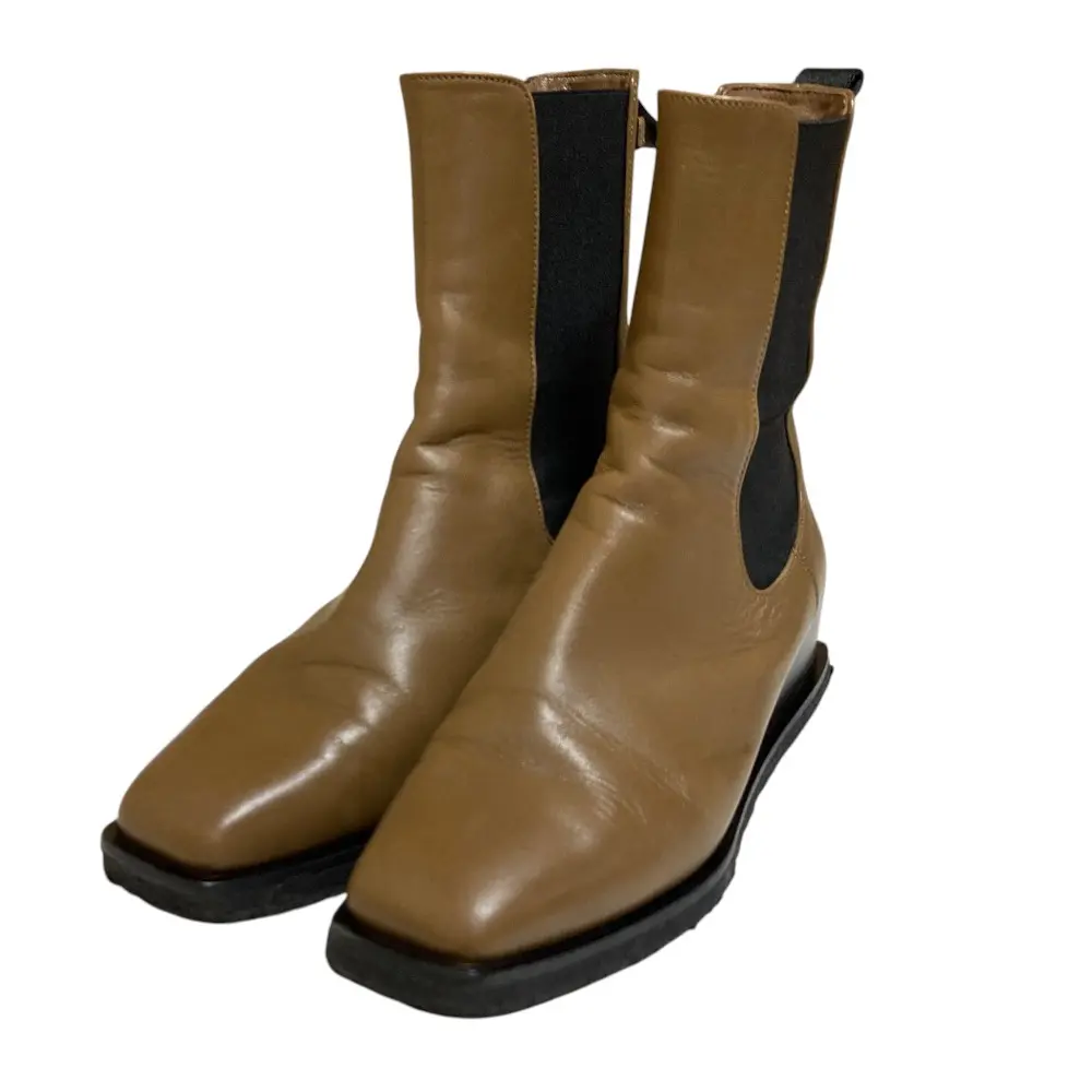 Pre-owned SALVATORE FERRAGAMO Rubber Small Leather Goods wedge boots