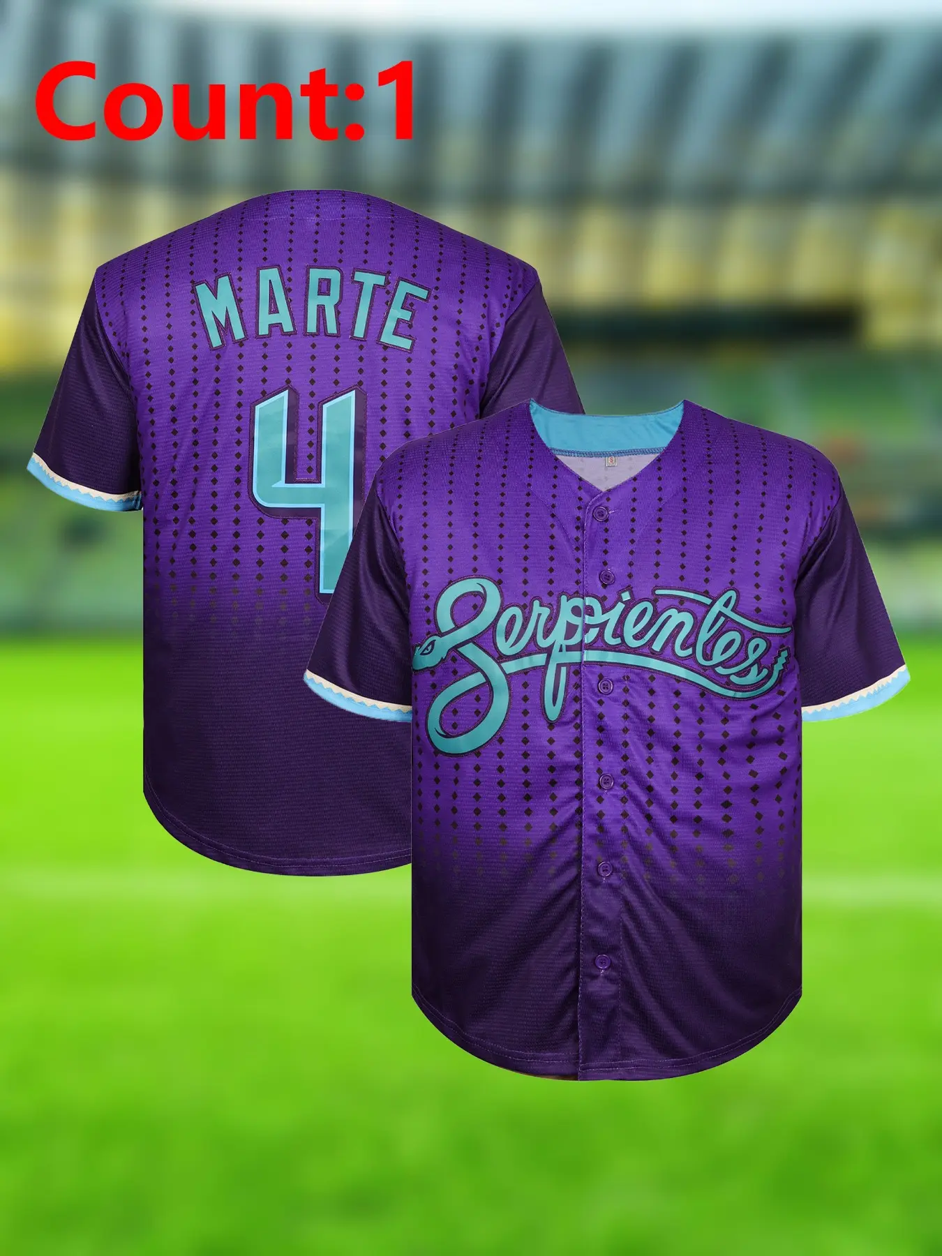 Men's Baseball Jersey, Breathable Short Sleeve Baseball Top for Training & Games, Casual Sportswear for All Seasons, Athletic Tops, Jersey Shirt, Sports Clothing