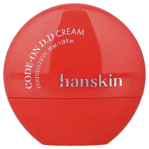 Hanskin Code-On D.D Cream Foundation, 19NC Porcelain, 1.18 fl oz (35 ml)