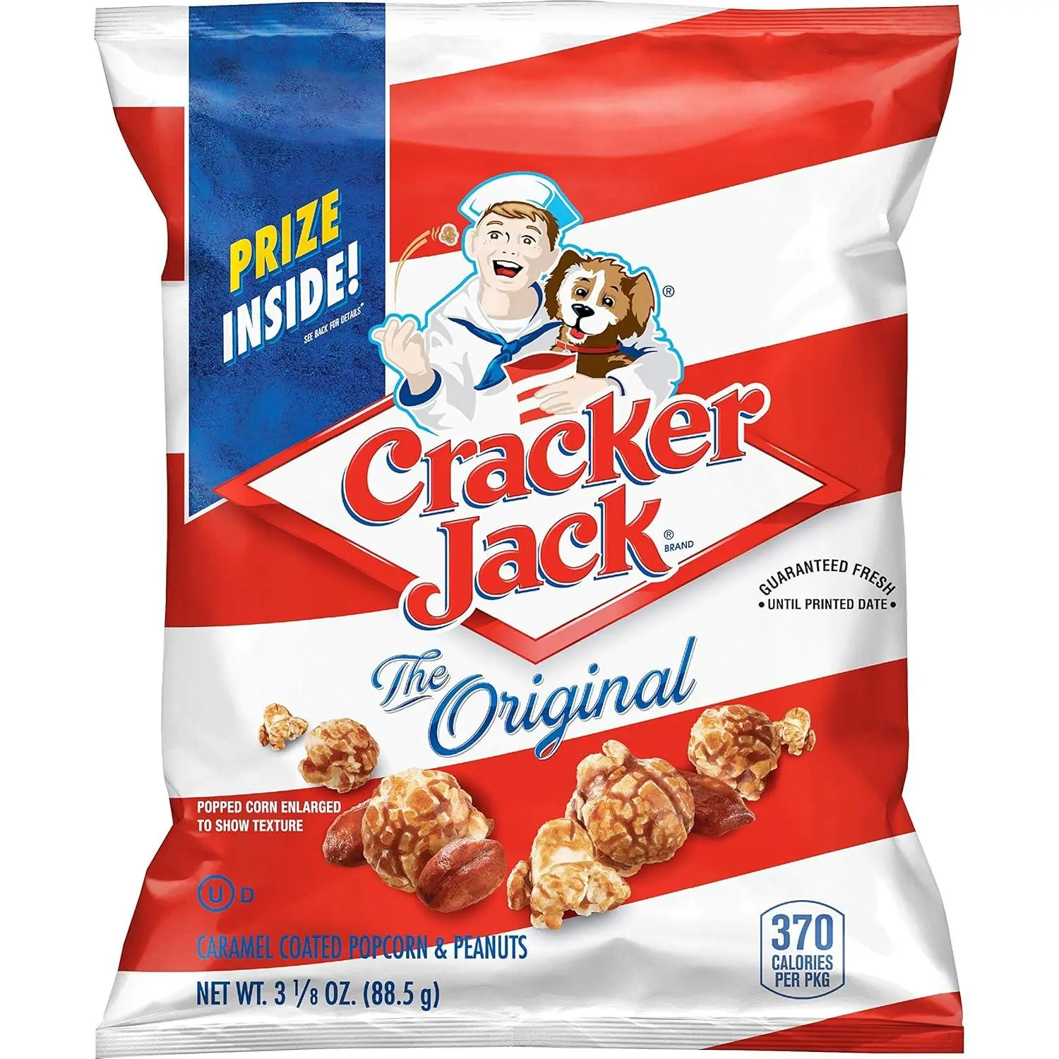 Cracker Jack Popcorn Original 3.125 oz 28 ct XVL