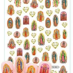 Strawberry Mushroom Nail Stickers for Women and Kids, DIY Nail Art Accessories, Big Eyes Design for Fun Manicures