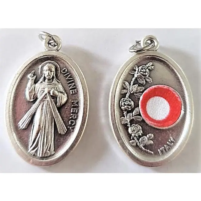 Divine Mercy Third Class Relic Medal Divine Mercy Third Class Relic Medal