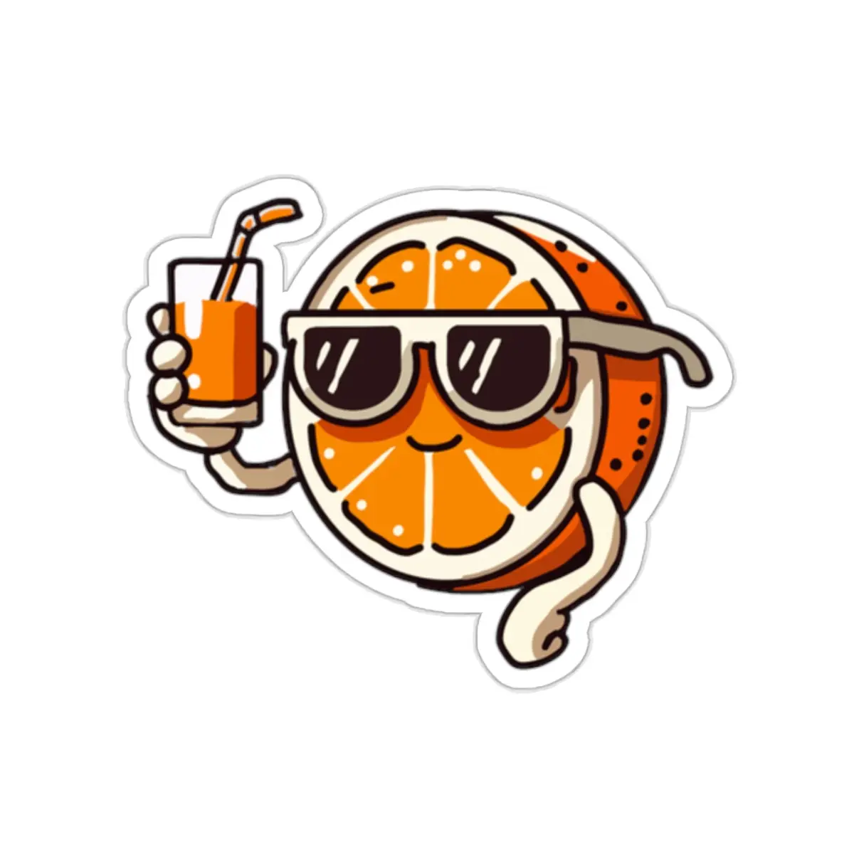 Orange Juice Sticker