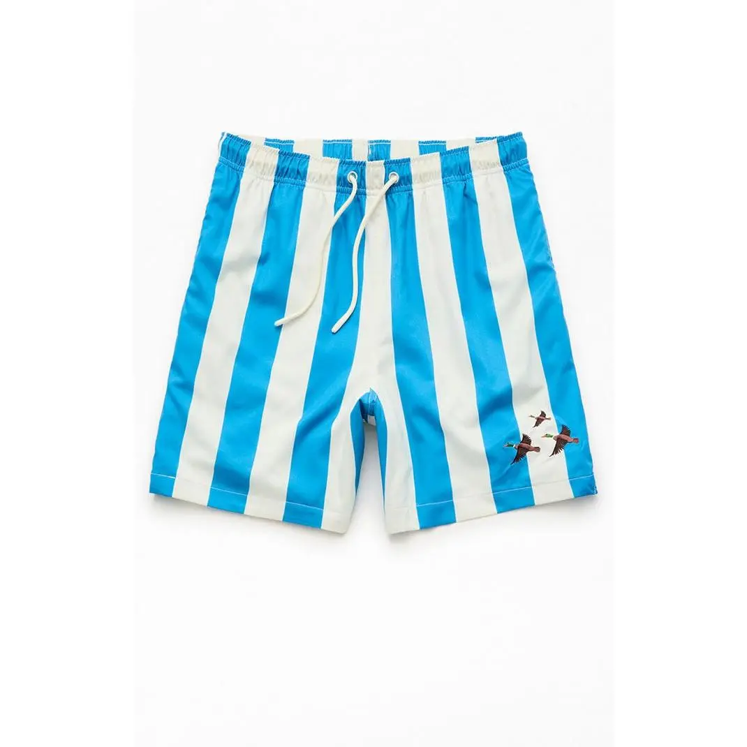 PacSun Men's Sopranos Striped 6" Swim Trunks