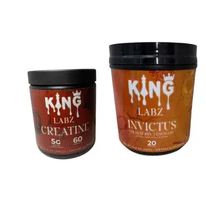 King Labz Performance Stack – Invictus Pre-Workout (20 Servings) + Creatine Monohydrate (60 Servings)