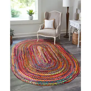 Rugs.com Braided Chindi Rug