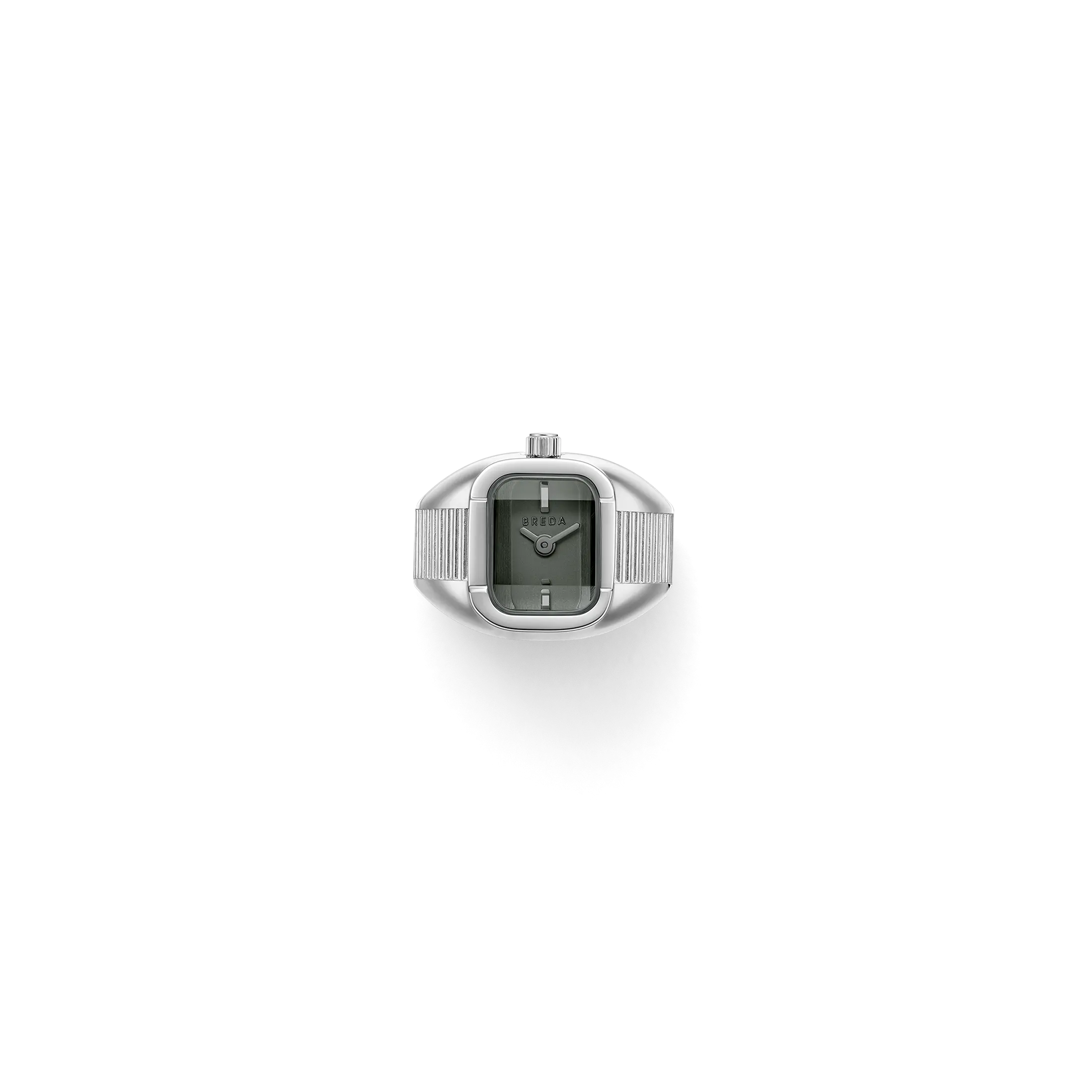 Nocturne Time Ring - Silver/Smoke