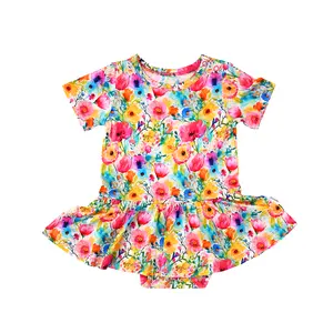 Ariana TUTU - Super Soft & Comfortable Bamboo Viscose Fitted Bodysuit with Tutu Skirt 3 Snaps for Easy Diaper Changes Available in 6m, 12m, 18m, 24m