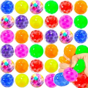 Relaxing Toy Set 15/30 Pieces, Easter Egg Balls with Colorful Fillers, Stress Relief Soft Balls, Squishies, Party Baskets and Holiday Decorations