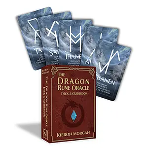 Dragon Rune Oracle by Kieron Morgan — 28 Card Norse Dragon Divination Deck
