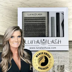 STARTER KITS Eyelash Extensions, Lash Clusters include tweezers, bond & seal, remover