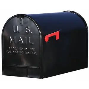 Solar Group Inc Black Jumbo Size Rural Mailbox Solar Group Inc Black Jumbo Size Rural Mailbox