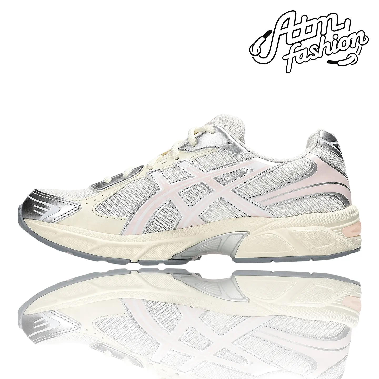 ASICS Gel 1130 Training Shoes Men's Low Top Butter/Pink Cloud Men's Authentic Shoes Footwear Sneaker Trainer Comfortable Walking Fashion Trending Gift