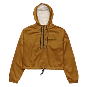 Golden Dune Cropped Windbreaker